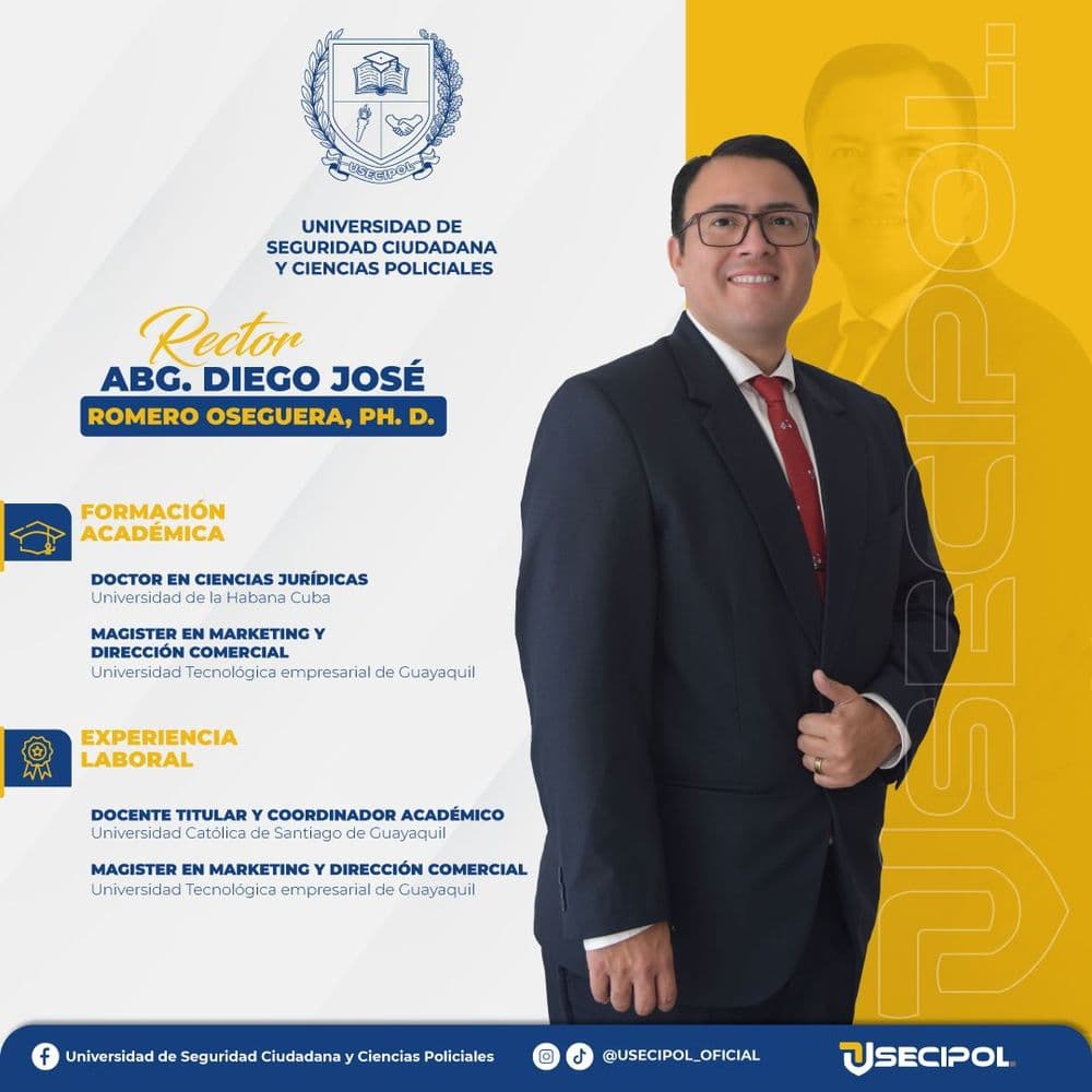 Abg. Diego Romero Oseguera, Ph.D - Rector